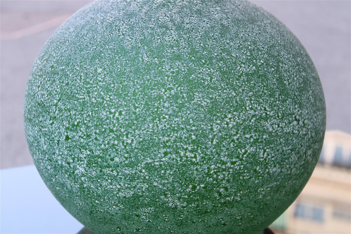 Large Murano Glass Vase With Stopper from Seguso, 1960s for sale at Pamono