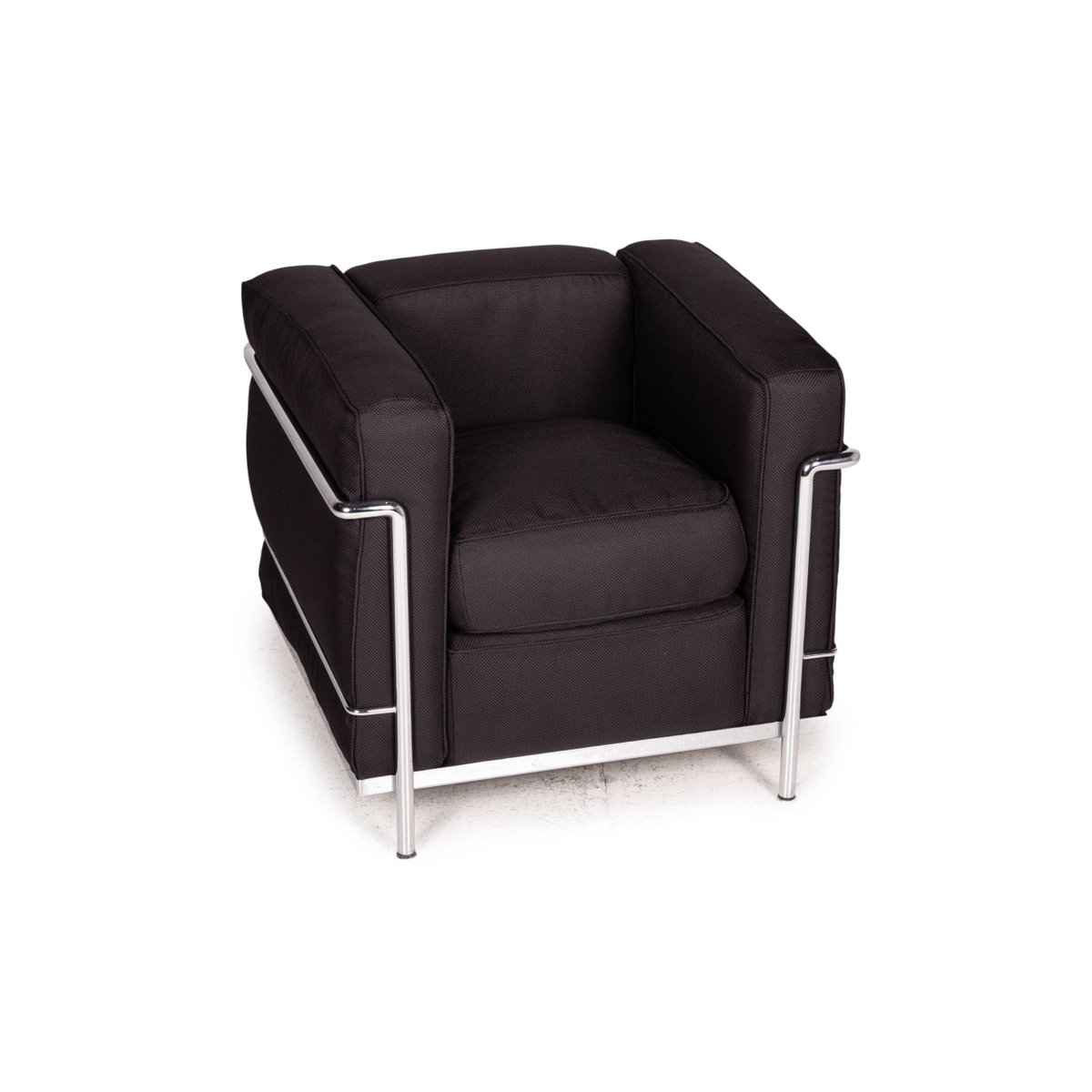 le corbusier lc 2 black armchair from cassina RQW-951572