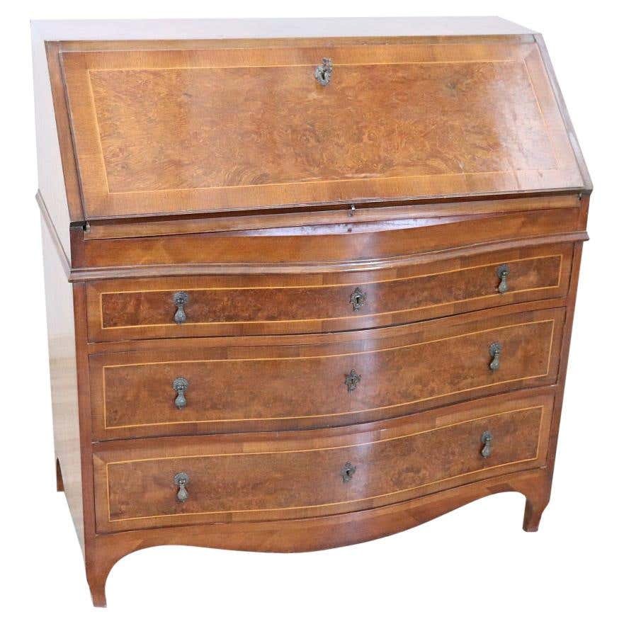 Walnut Chest of Drawers with Flip Top and Internal Secret, 1950s bei