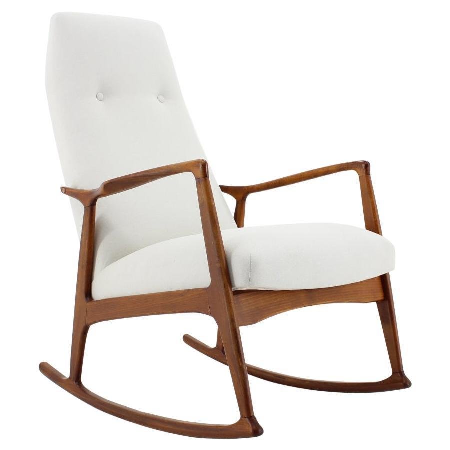 Beech Rocking Chair From Drevotvar Czechoslovakia 1970s For Sale At Pamono