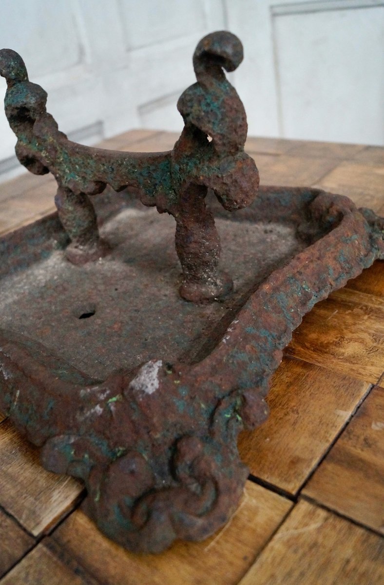 Victorian Cast Iron Boot Scraper for sale at Pamono