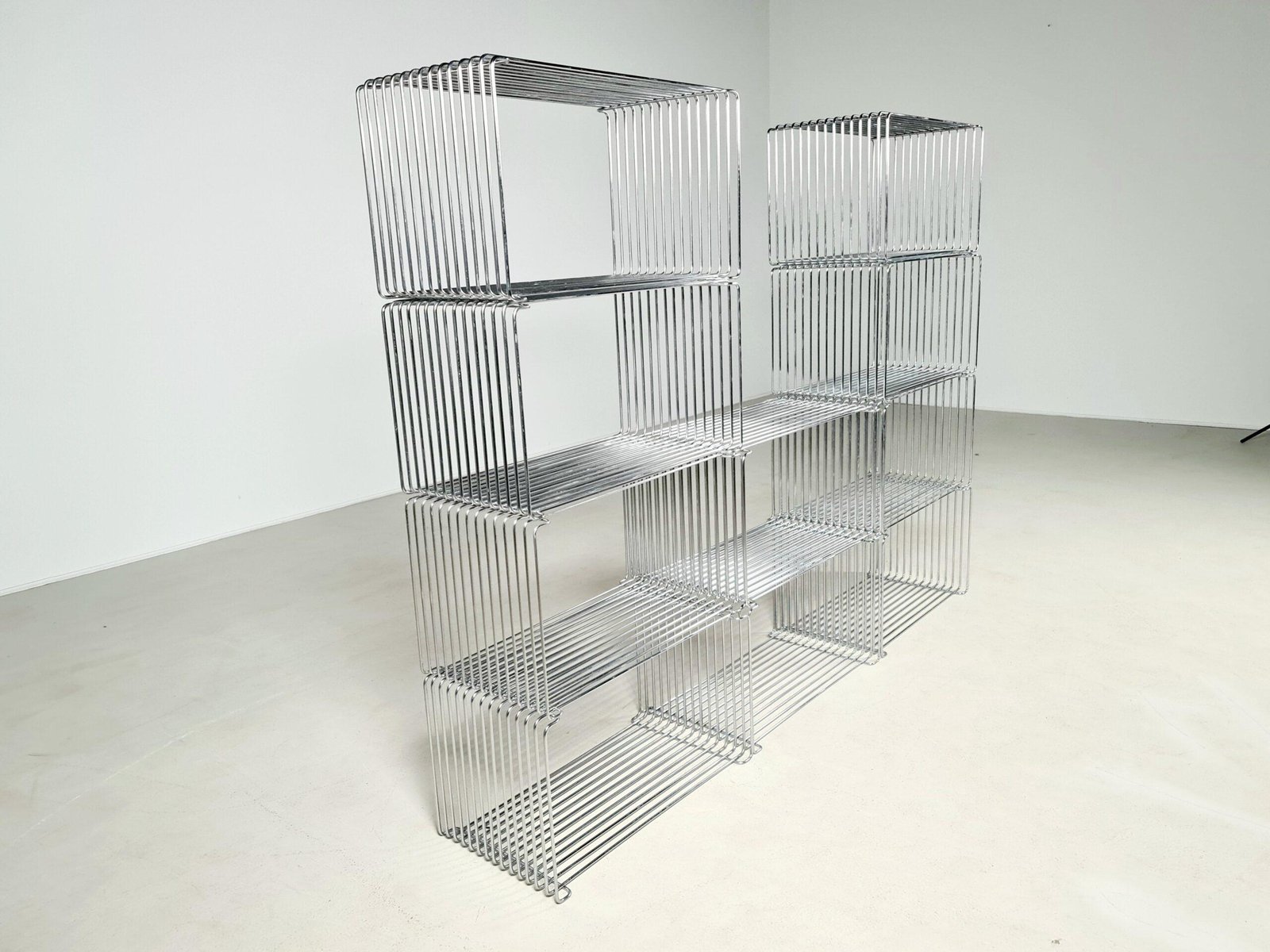 Pantonova Wire Cube Shelves by Verner Panton for Fritz Hansen, 1970s