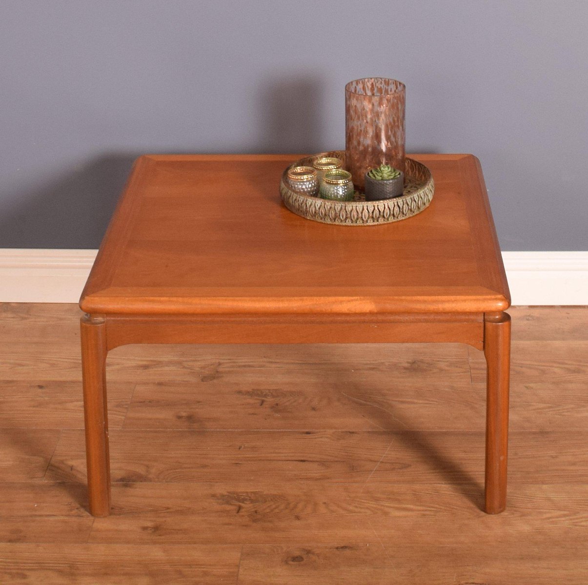 Teak Square Nathan Coffee Table 1960s For Sale At Pamono