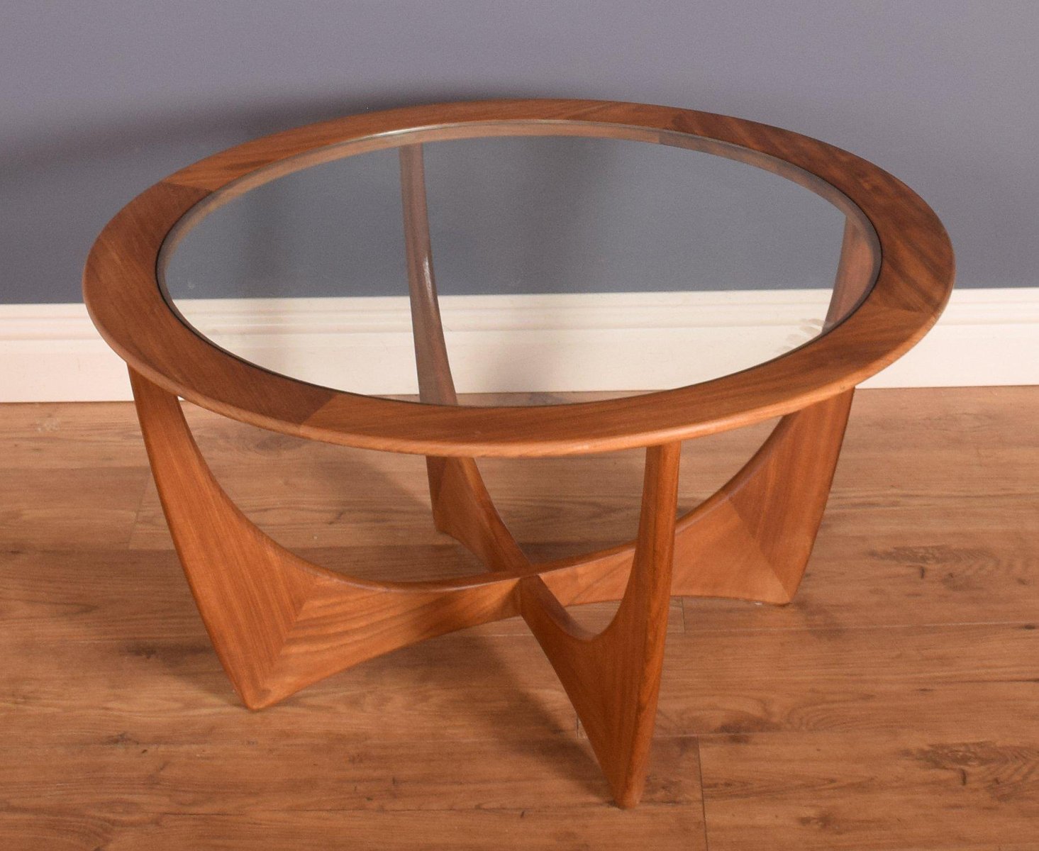 Fresco Teak & Glass Astro Coffee Table by Victor Wilkins for GPlan for