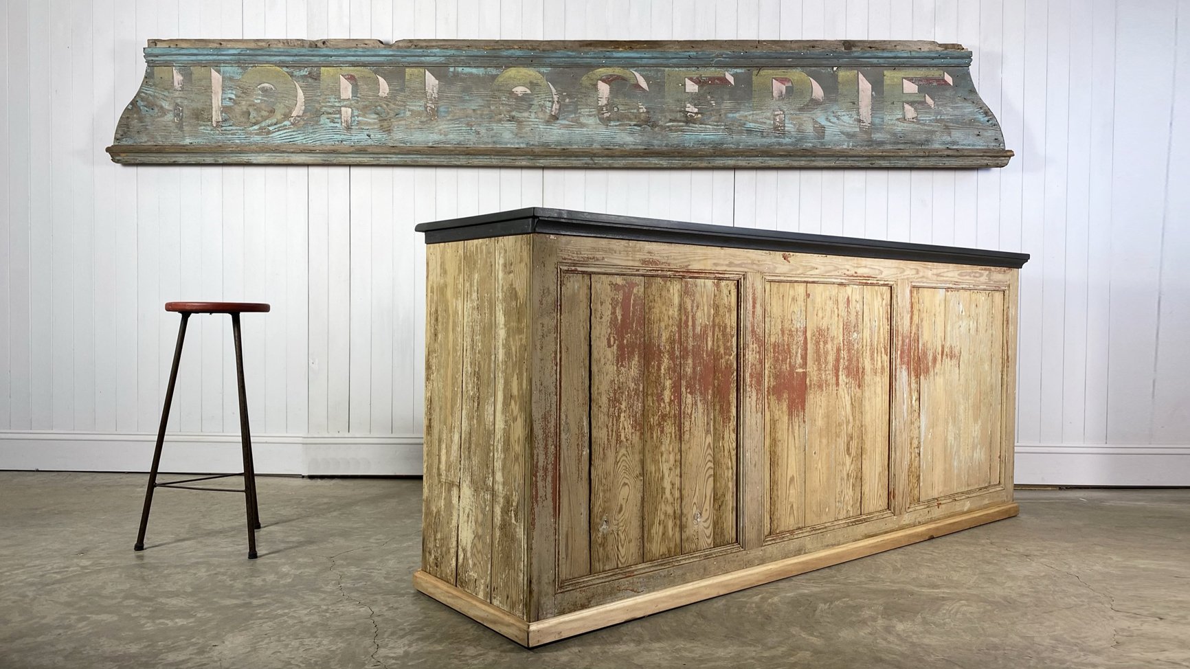 Large Clock Makers Sign for sale at Pamono