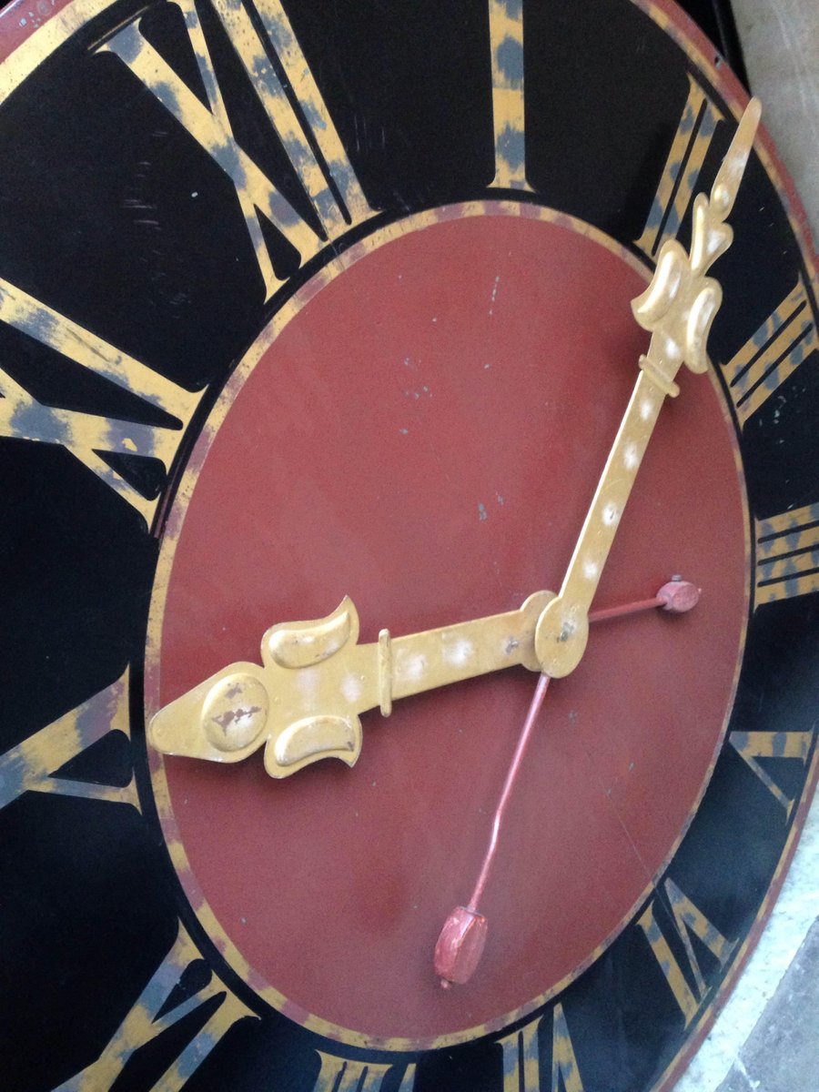 Antique Bell Tower Clock Face for sale at Pamono