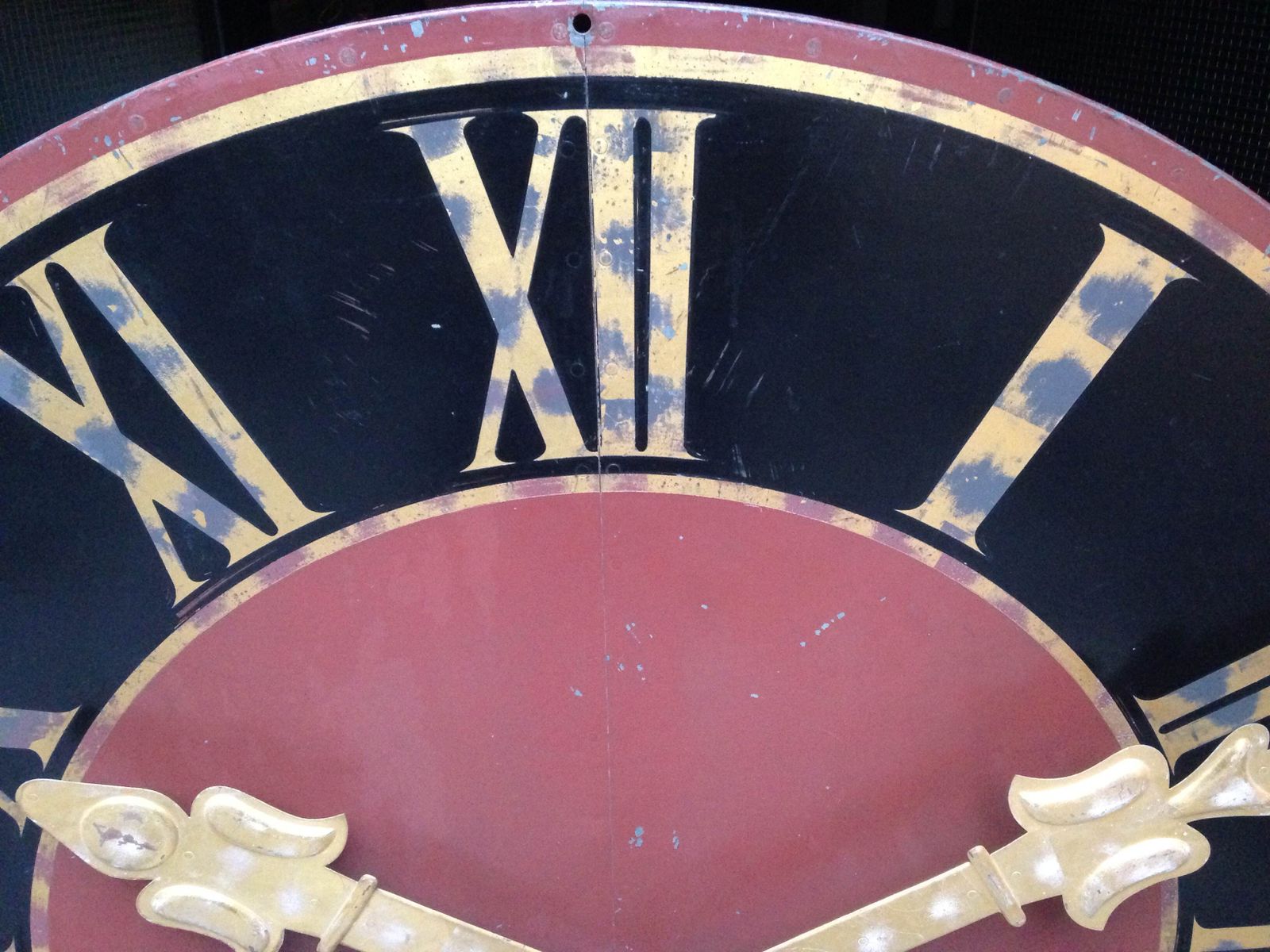 Antique Bell Tower Clock Face for sale at Pamono