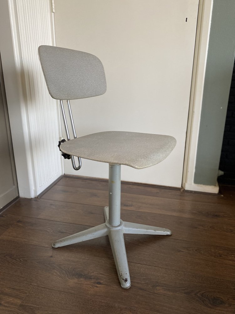 Vintage Industrial Desk Chair by Friso Kramer, 1950s for sale at Pamono
