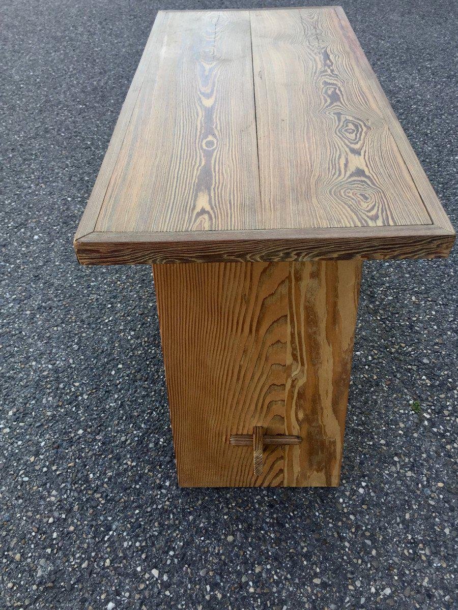 Pitch Pine Console Table for sale at Pamono