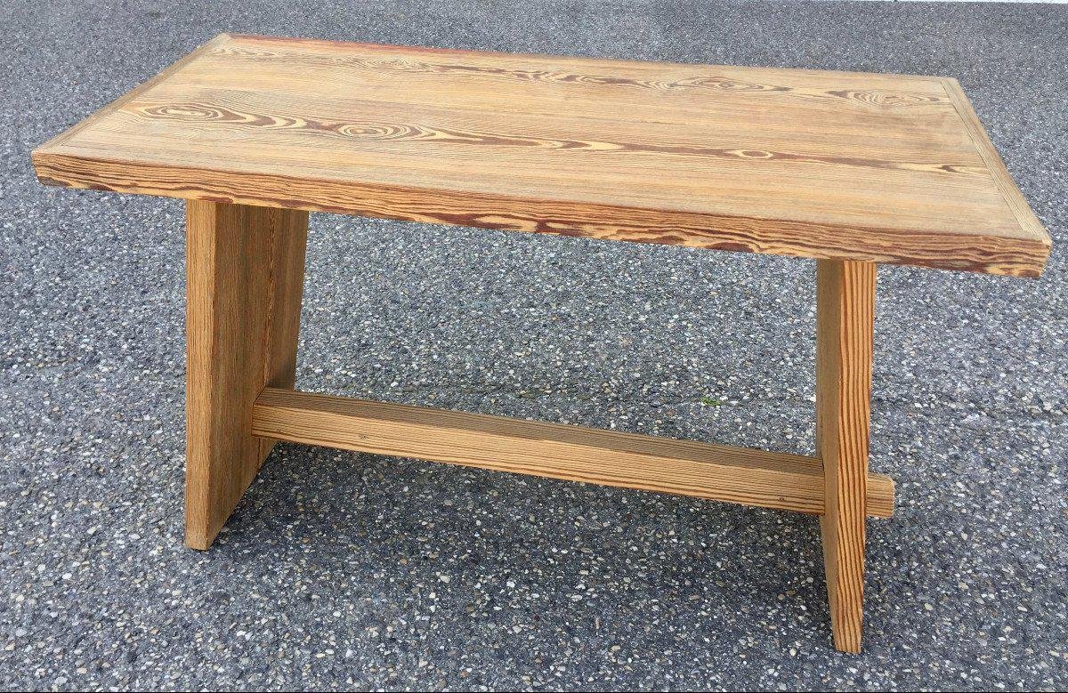 Pitch Pine Console Table for sale at Pamono
