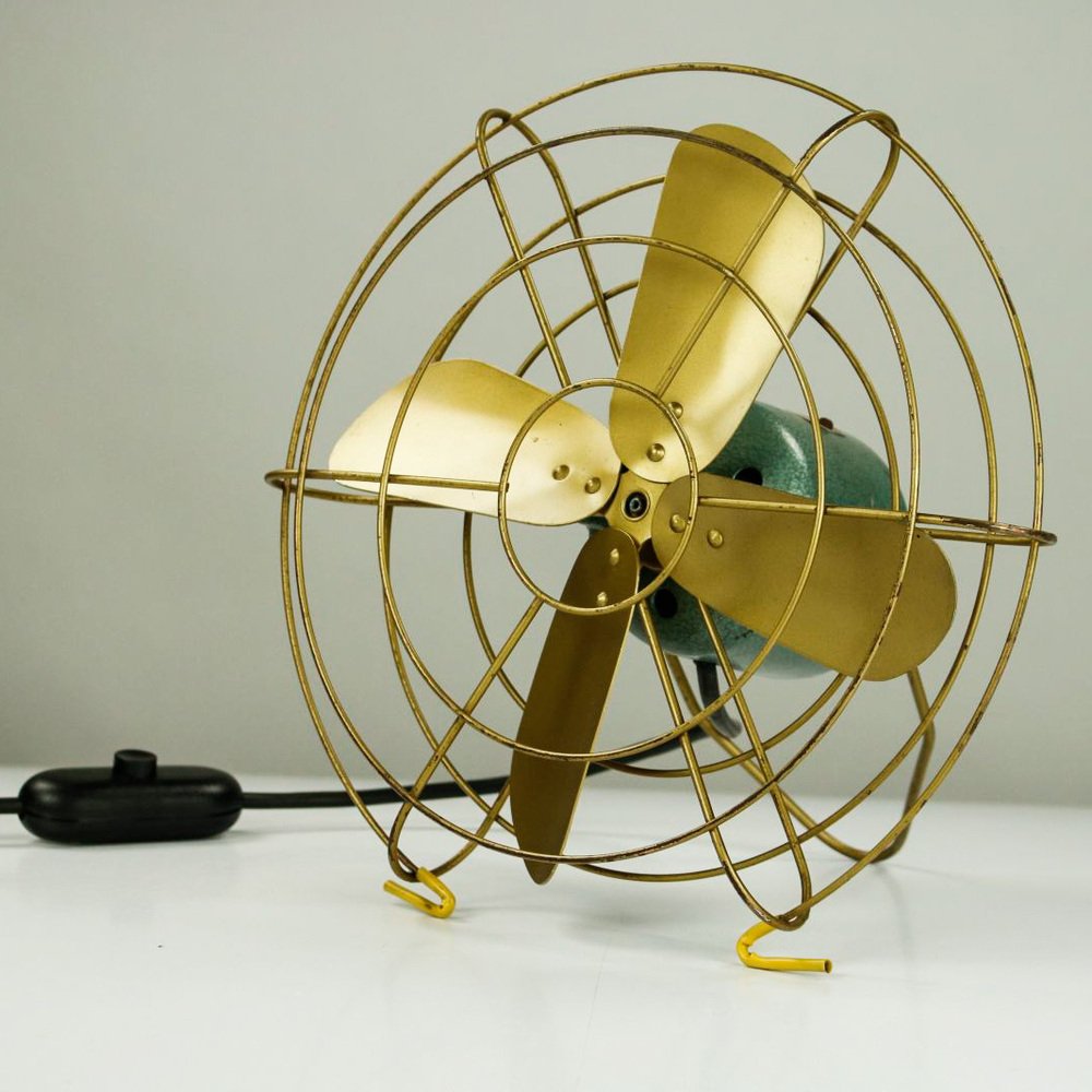 Vintage Type R Table or Wall Fan from Hüttmann, 1960s for sale at Pamono