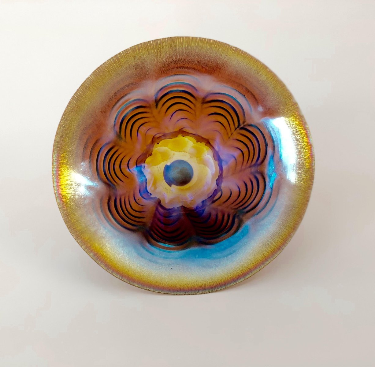 Art Deco Ikora Glass Bowl from WMF, 1925 for sale at Pamono