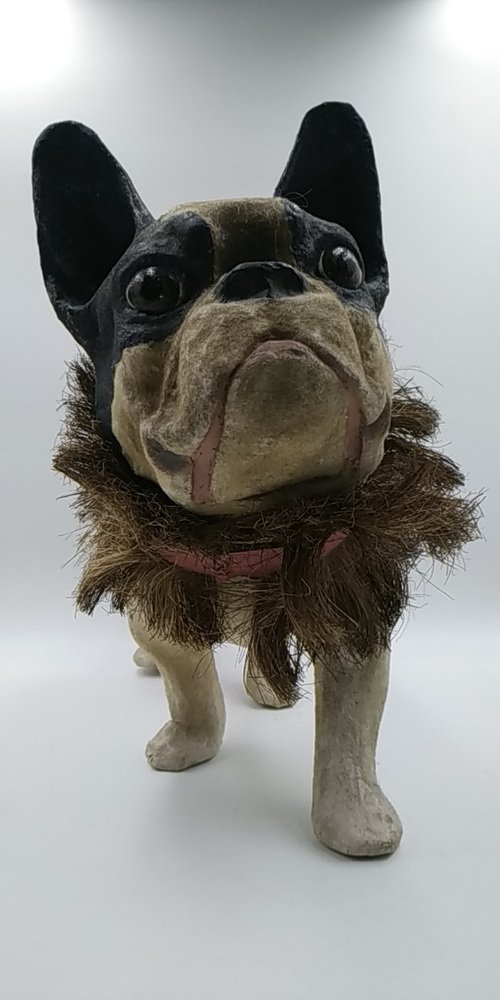 Paper Mache French Bulldog, 1900s for sale at Pamono