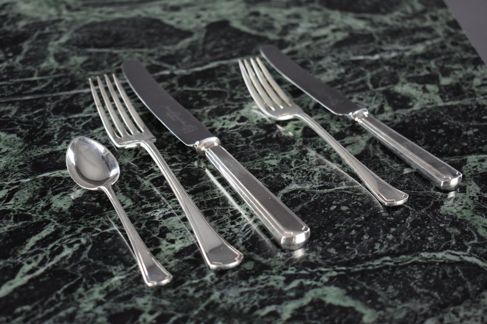 Antiker Besteckschrank aus Mahagoni bei Pamono kaufen