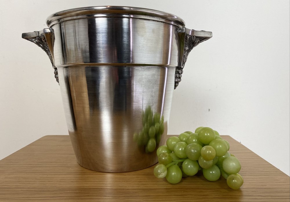 Rare seau à champagne vintage art déco Vuillermet - France