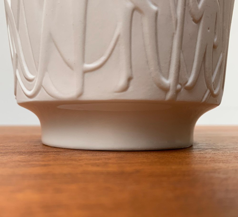 Vintage German White Porcelain Paradies Bowl with Lid by Kurt Wendler