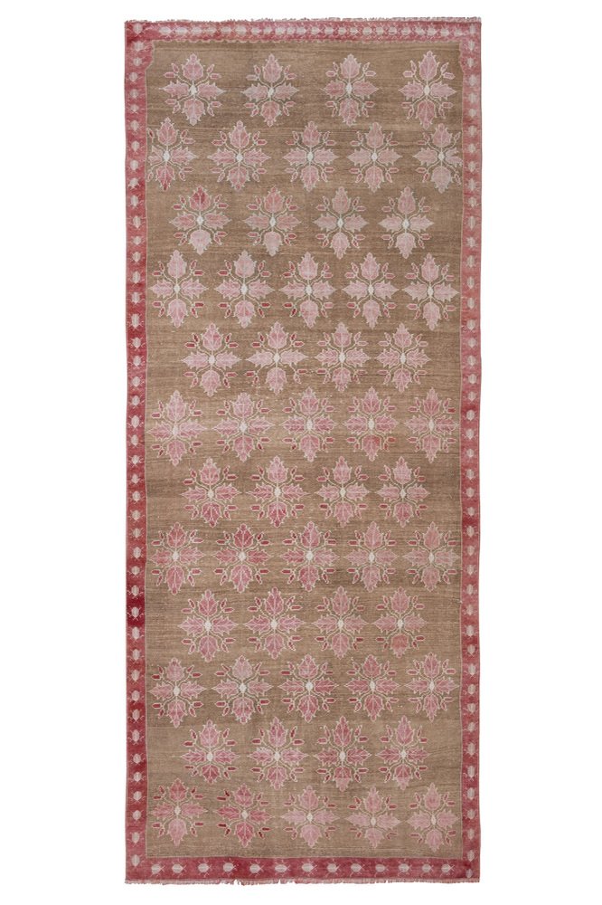 Vintage Turkish Floral Karapinar Rug for sale at Pamono