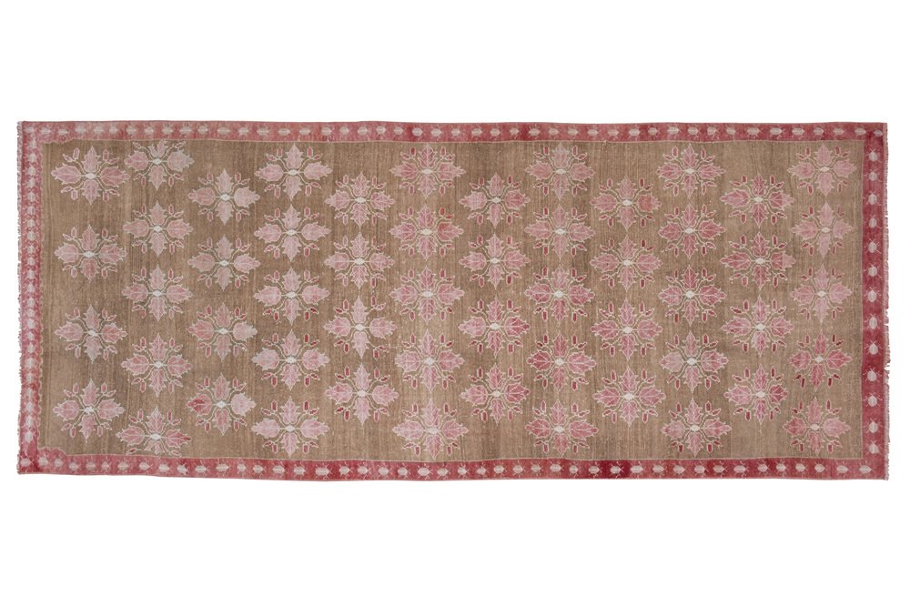 Vintage Turkish Floral Karapinar Rug for sale at Pamono