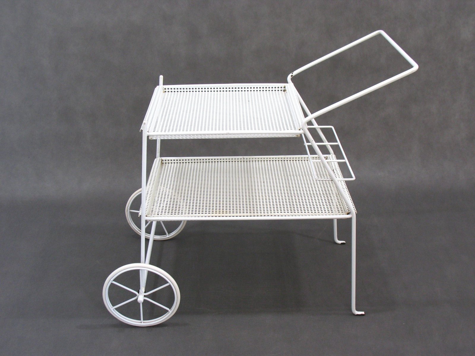 Metal Garden Trolley Table, 1980s for sale at Pamono