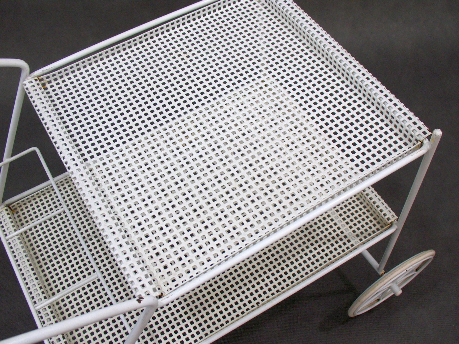Metal Garden Trolley Table, 1980s for sale at Pamono