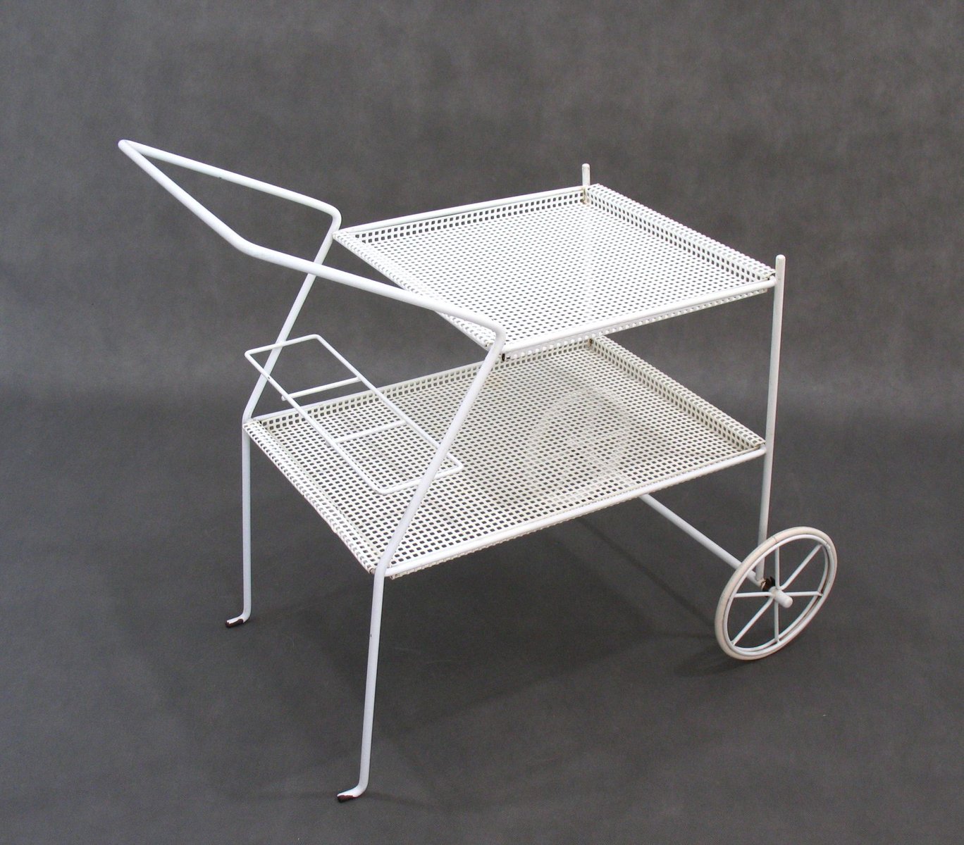 Metal Garden Trolley Table, 1980s for sale at Pamono