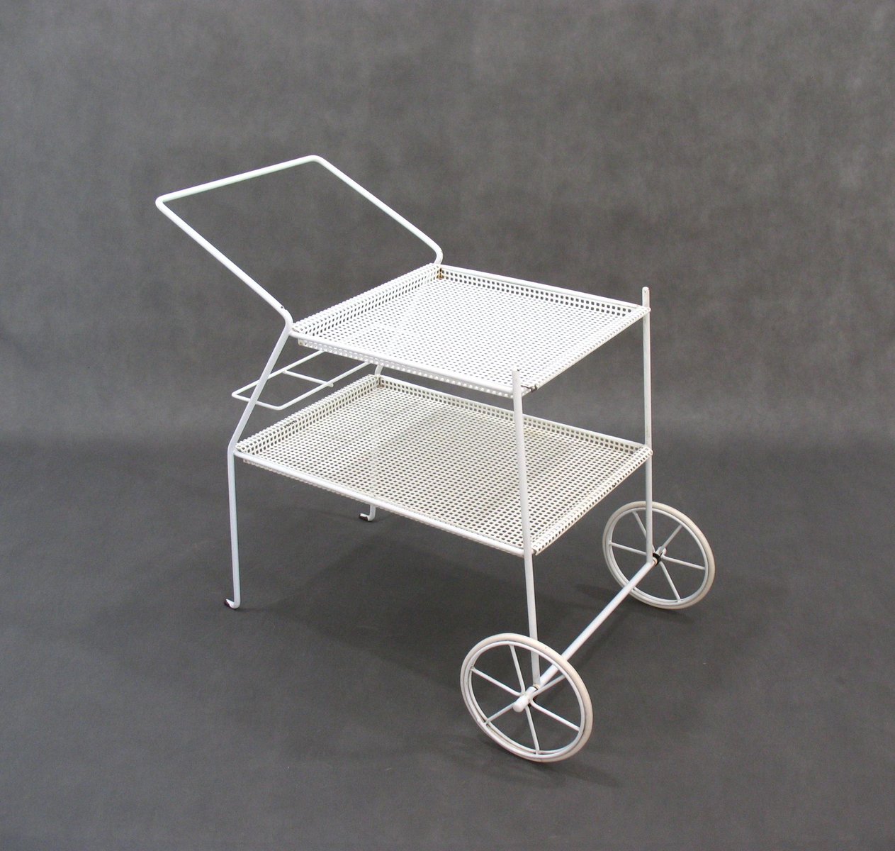 Metal Garden Trolley Table, 1980s for sale at Pamono