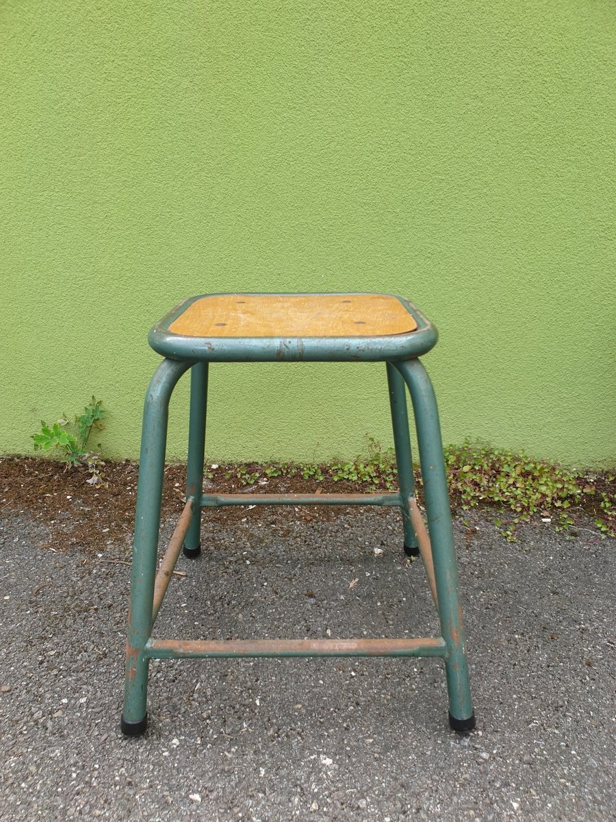 Vintage Industrial Stool for sale at Pamono