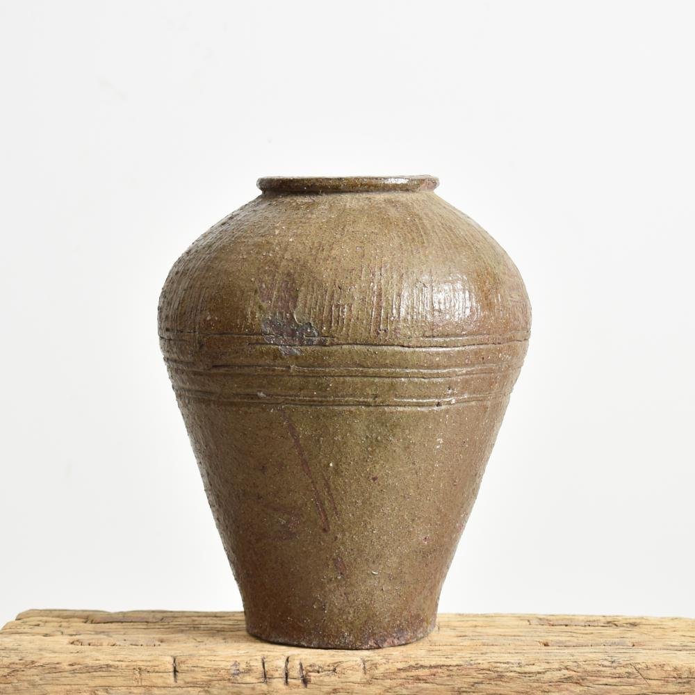 Small Antique Terracotta Vase for sale at Pamono