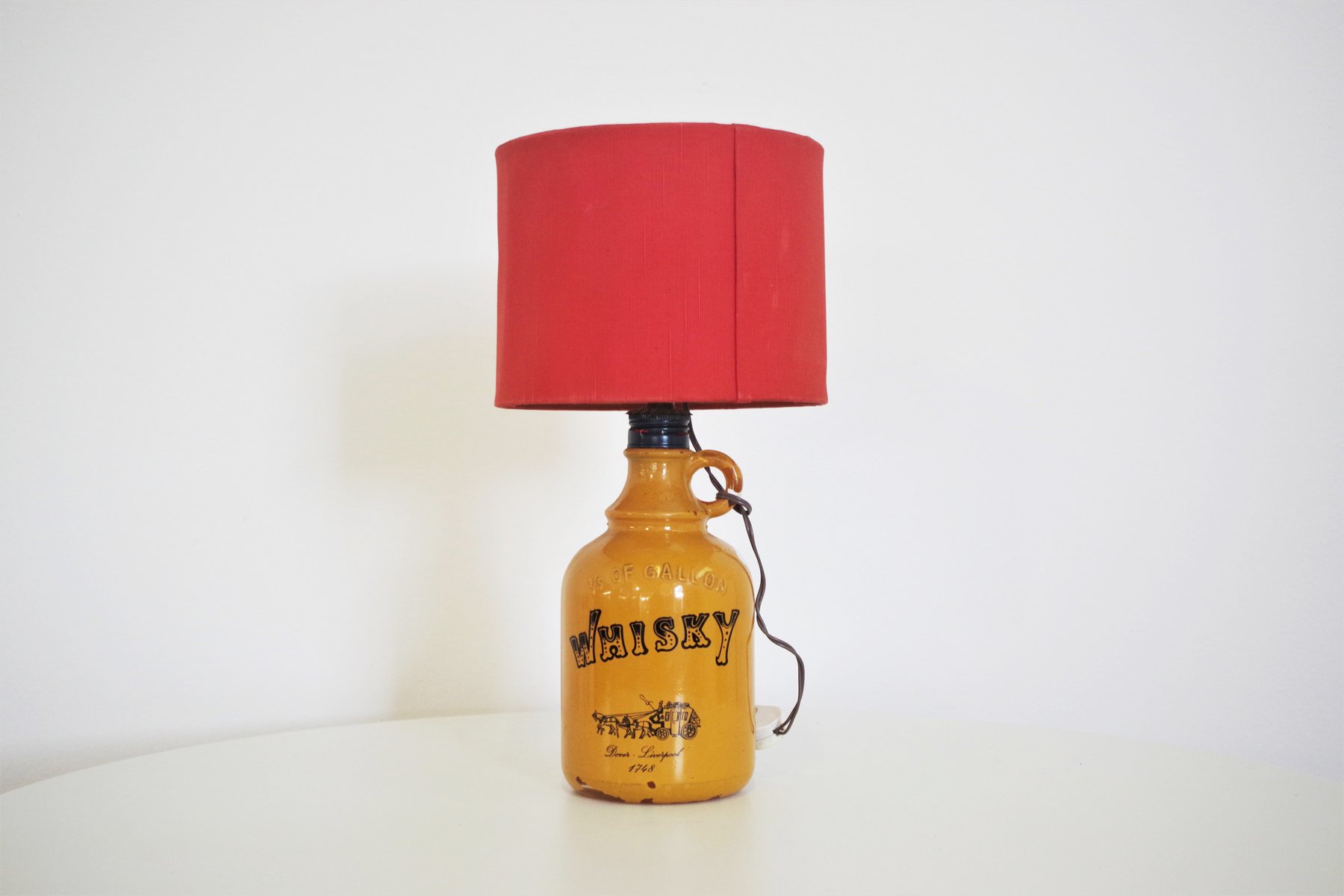Denver Liverpool 1748 Whiskey Table Lamp, 1970s for sale at Pamono