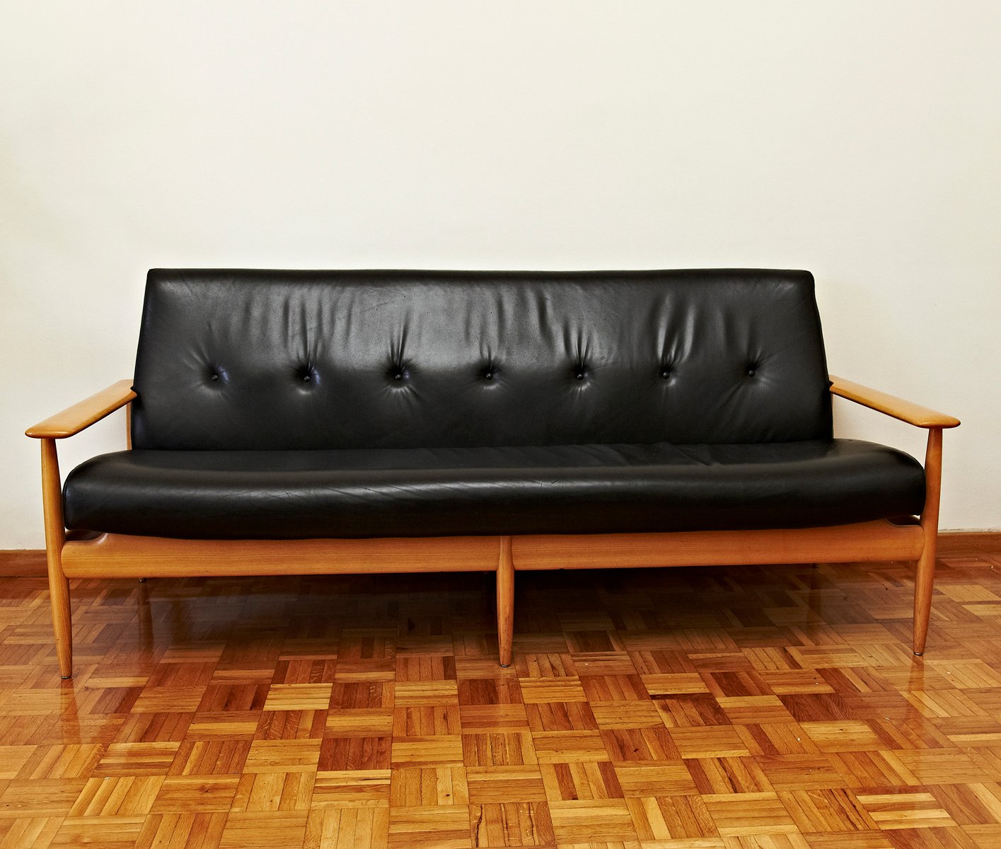 Scandinavian Leather Sofa 1950s For At Pamono Price 2 060 00 Regular 360