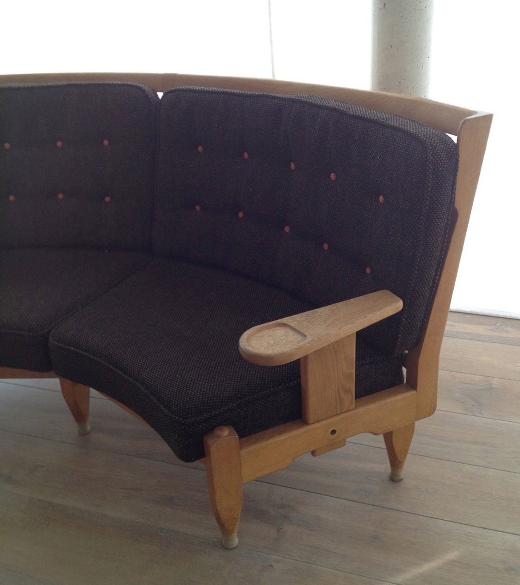 Rounded Sofa From Guillerme Et Chambron For At Pamono 888 00