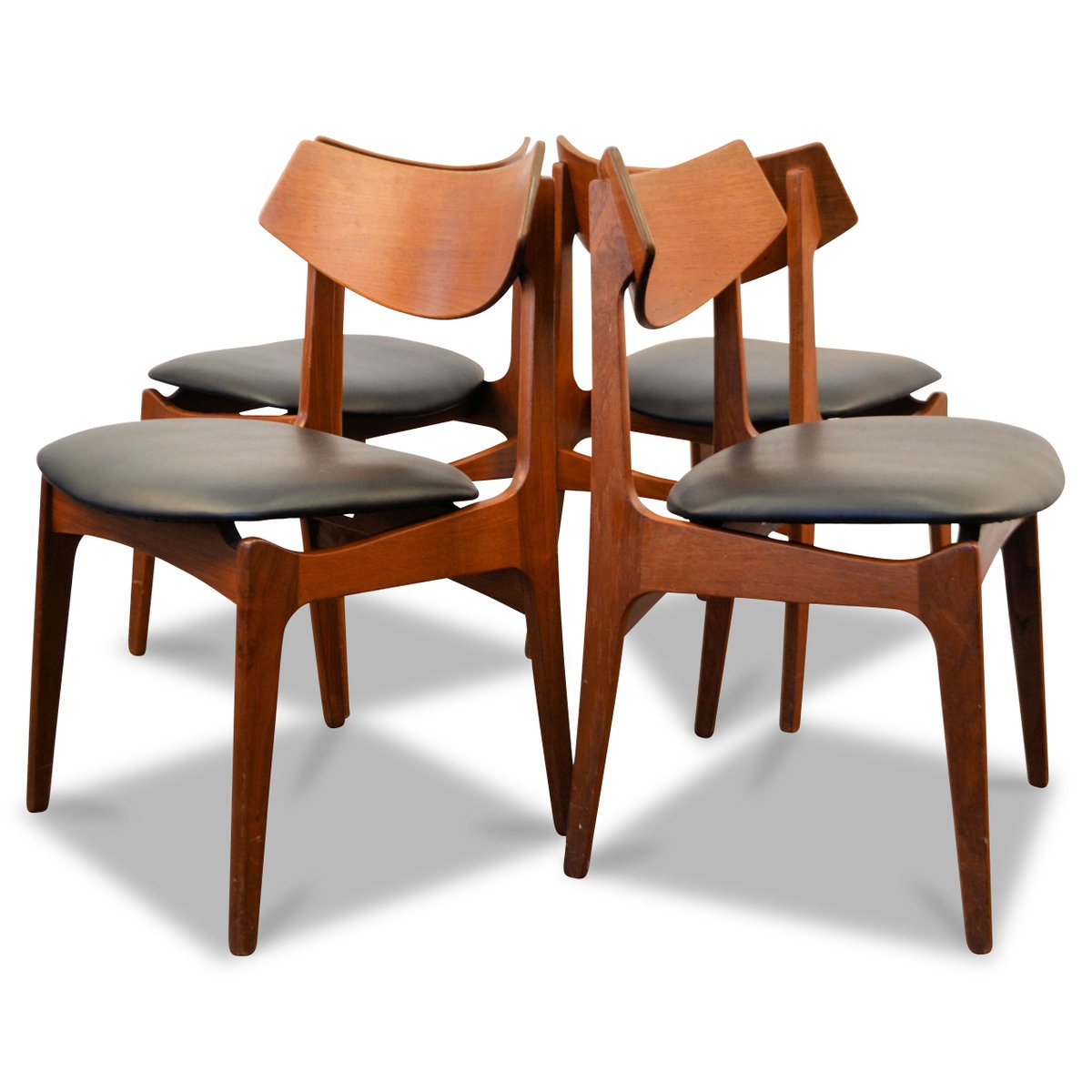 Danish Teak Dining Chairs From Funder Schmidt Madsen 1960s Set Danish Teak Dining Chairs From Funder Schmidt Madsen 1960s Set Of 4