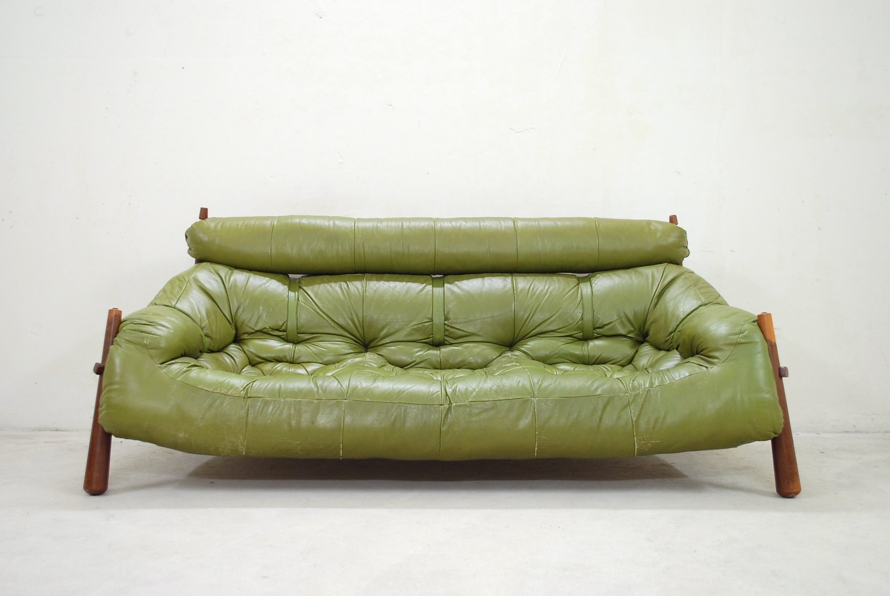 Green Lounge Sofa From Percival Lafer For At Pamono Green Lounge Sofa From Percival Lafer