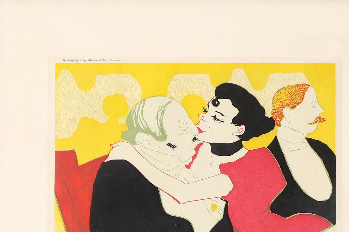 Poster Reine de Joie di Henri de ToulouseLautrec, 1892 in vendita su