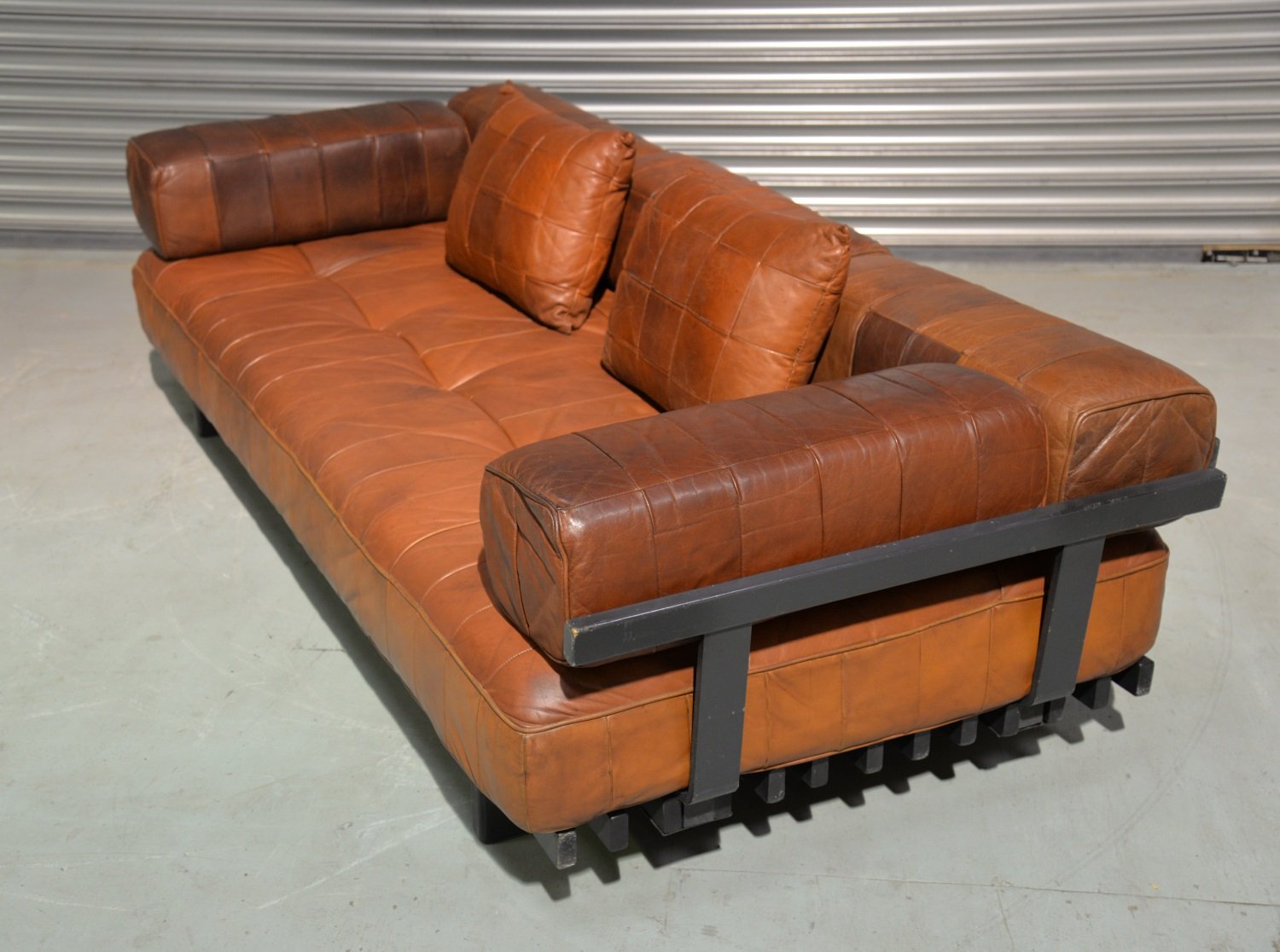 Swiss Ds 80 Leather Daybed From De Sede 1960s For At Pamono Swiss Ds 80 Leather Daybed From De Sede 1960s