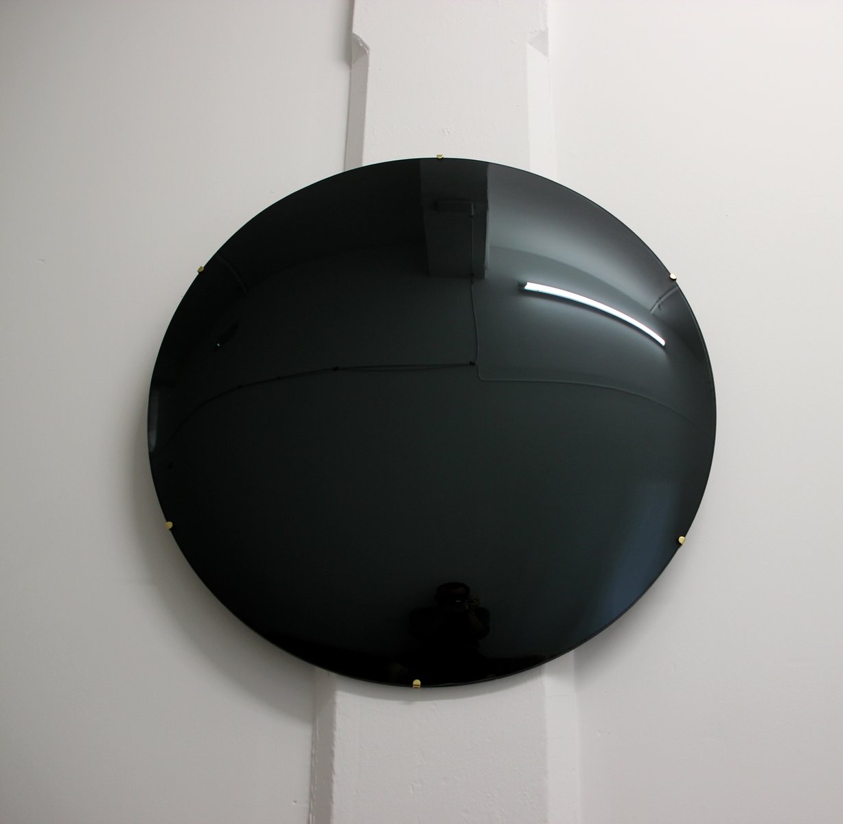 Schwarzer Orbis Convex Spiegel ohne Rahmen von Alguacil ...