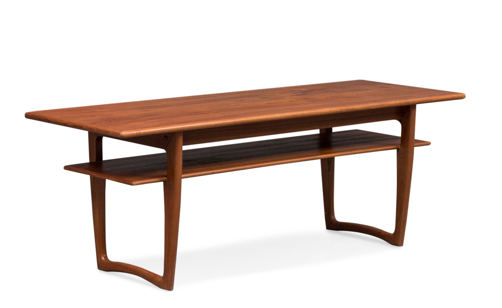 Mid Century Coffee Table With Sled Legs For At Pamono Mid Century Coffee Table With Sled Legs