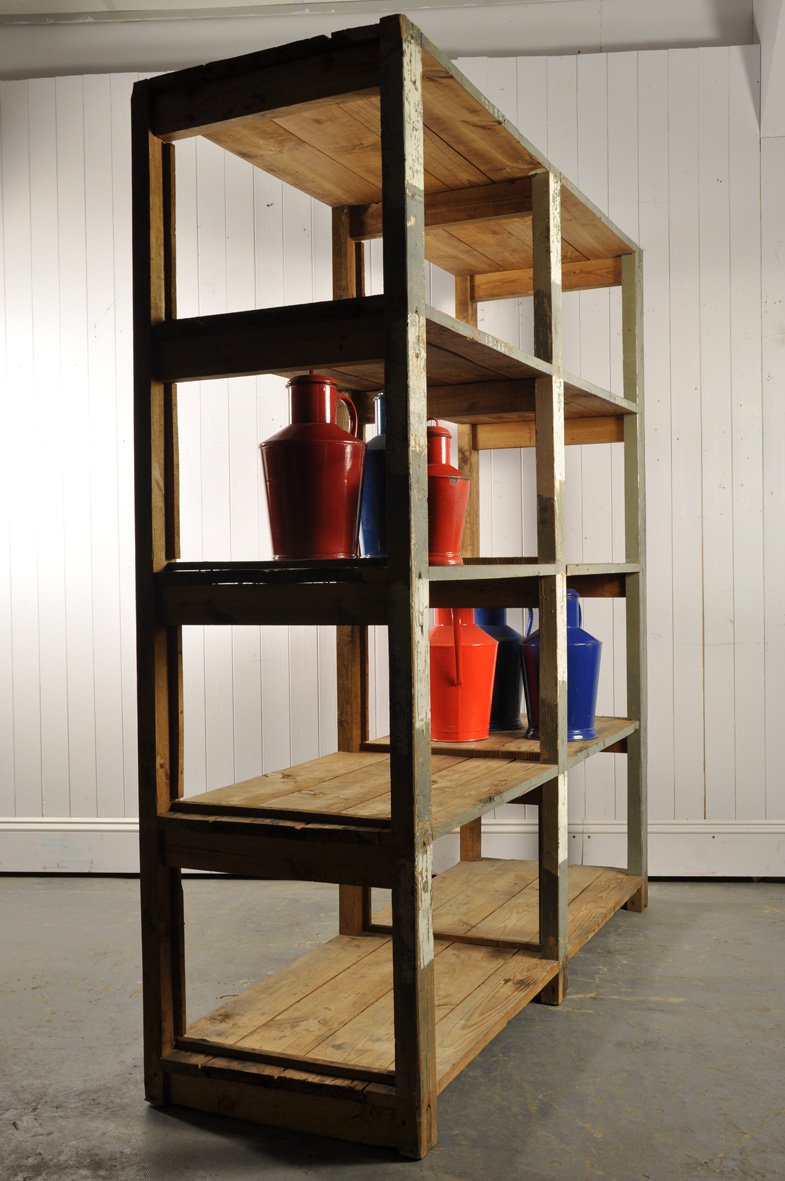 Vintage Factory Shelf, 1940s for sale at Pamono