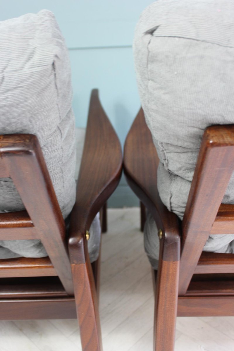 Midcentury British Lounge Chairs by R. W. Toothill, 1964, Set of 2 for ...