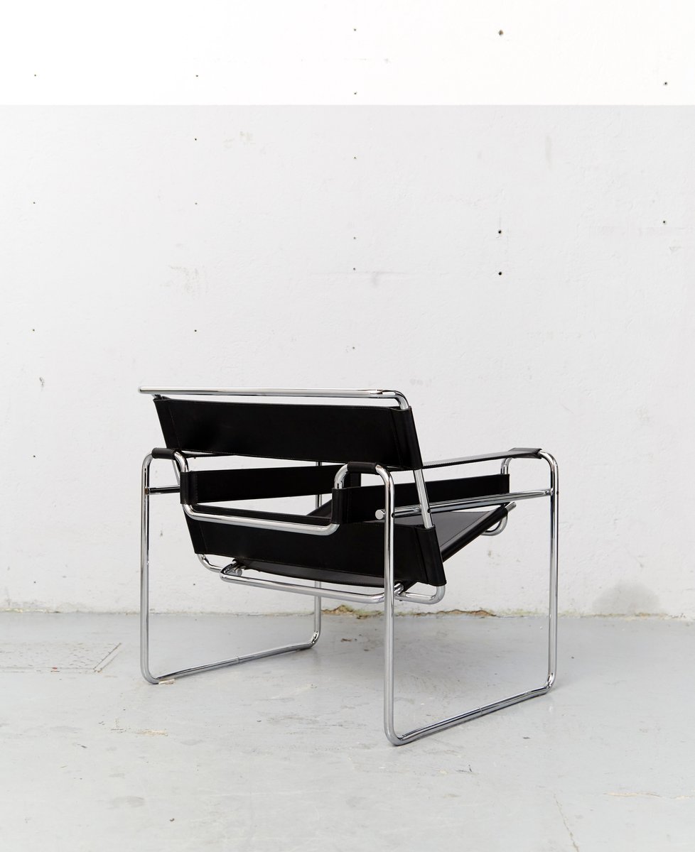 B3 Wassily Chair by Marcel Breuer for Gavina, 1970s for sale at Pamono