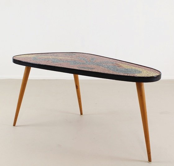 Vintage German Mosaic Coffee Table 1965 For At Pamono Vintage German Mosaic Coffee Table 1965 4 589 00 No