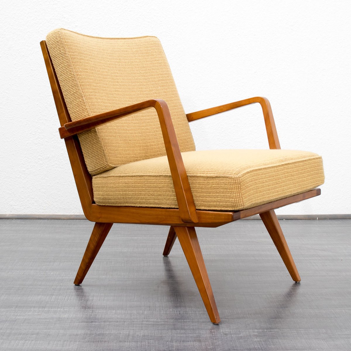 Kirschholz Sessel von Knoll Antimott, 1950er bei Pamono kaufen