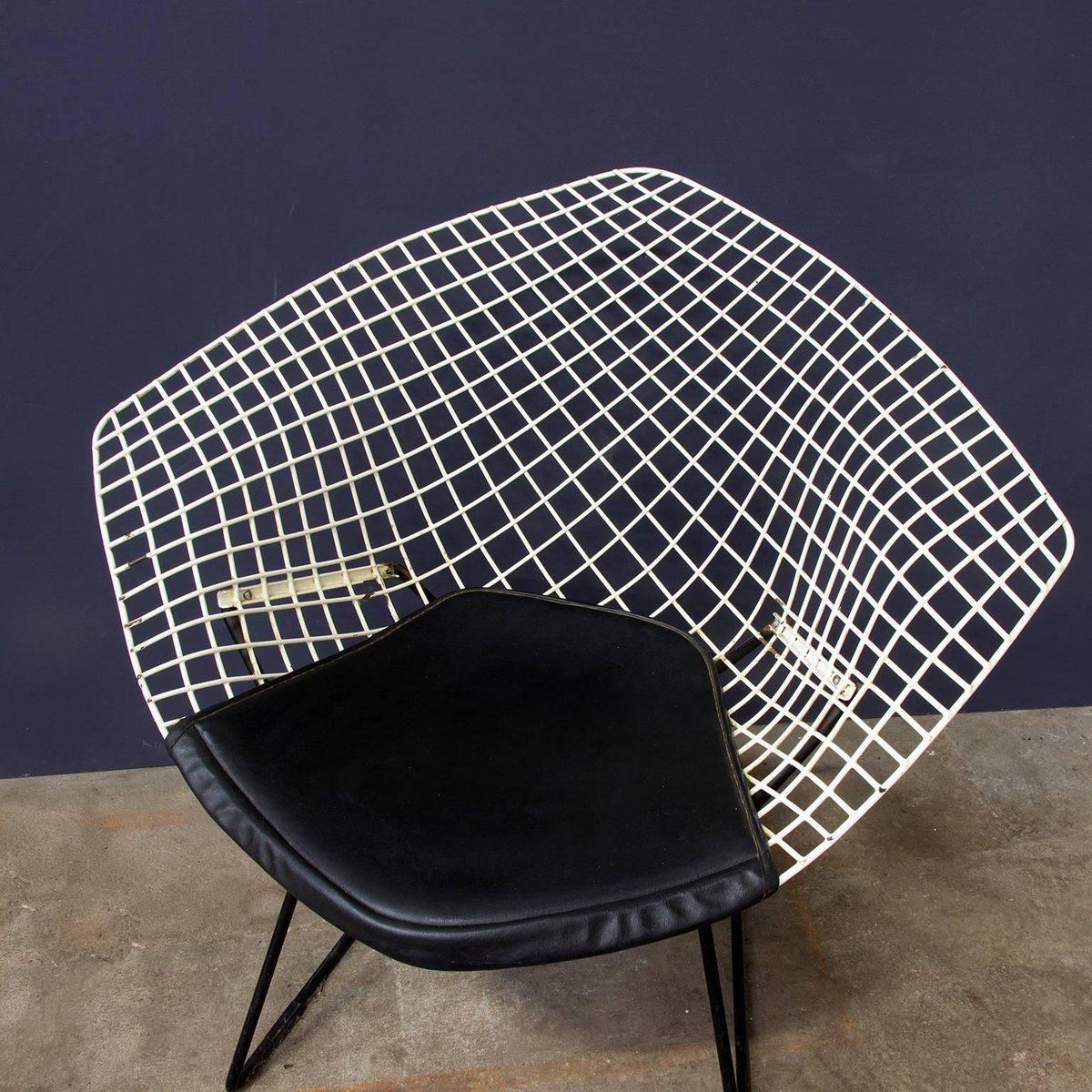 Silla Diamond 421 de Harry Bertoia, 1952 en venta en Pamono